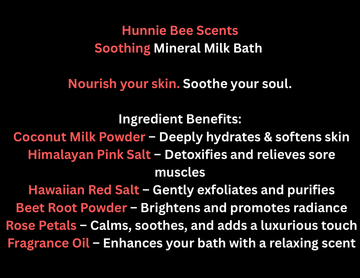 Soothing Mineral Milk Bath 8oz, 24oz